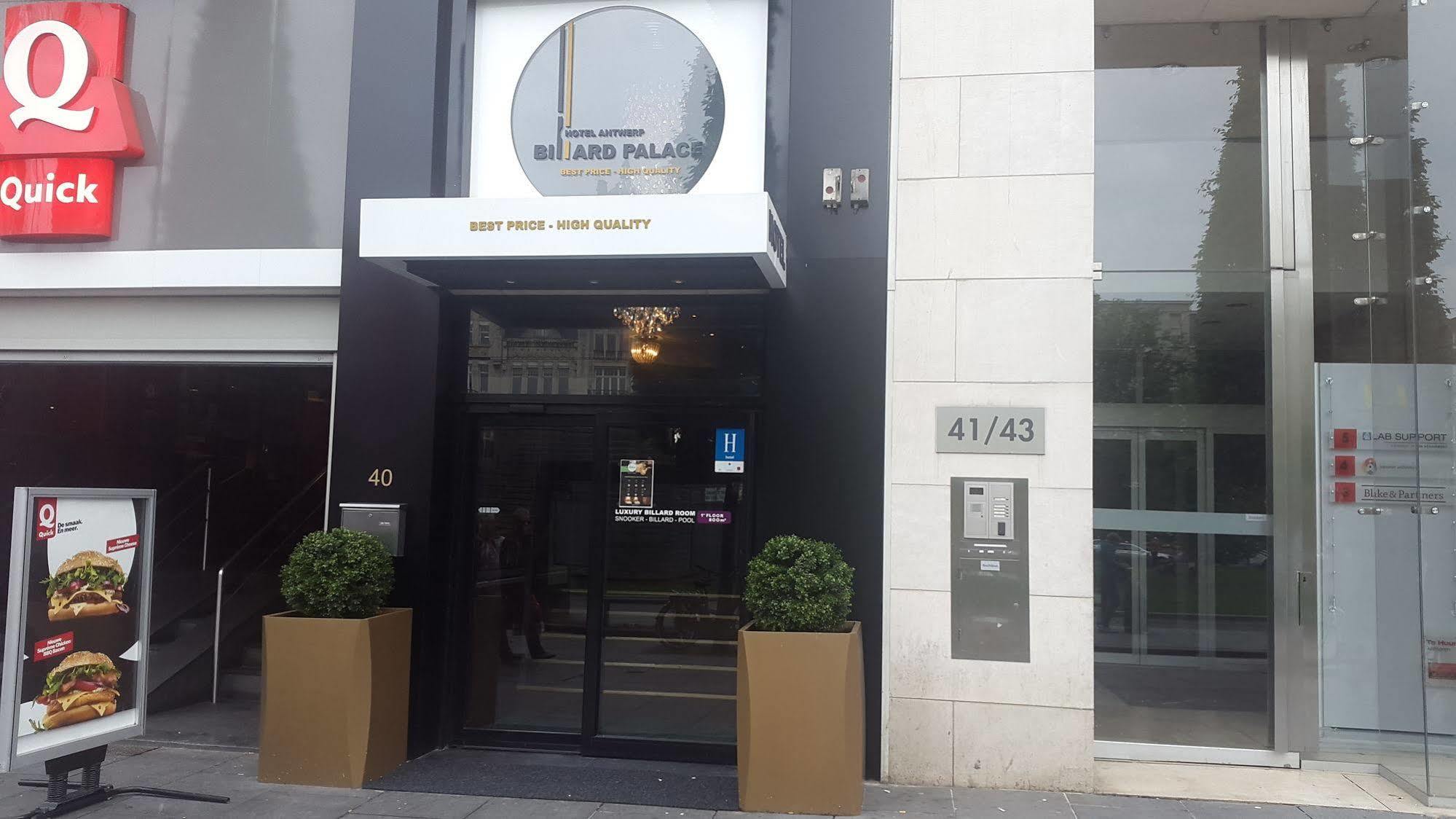 Hotel Antwerp Billard Palace Exteriör bild